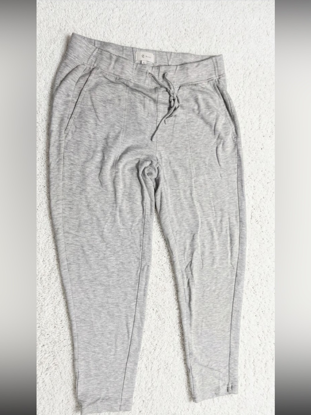 Lou & Grey Signaturesoft Gray Heathered Sweatpants Joggers - Size S